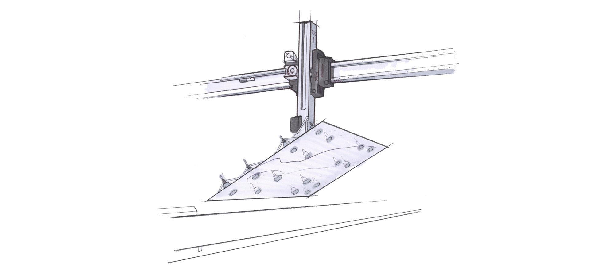 Glass sheet handling | © Güdel Group AG Handling, Loading and Unloading | © Güdel Group AG