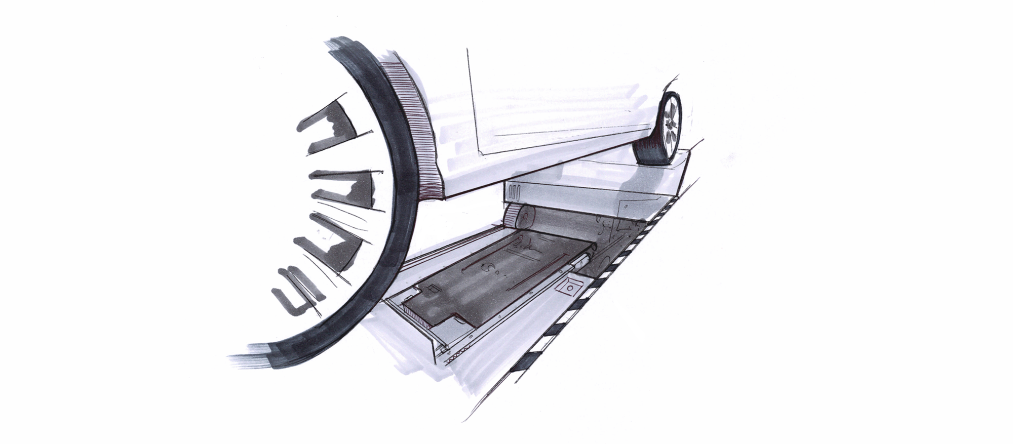 Replacement of rechargeable batteries – Drive through solution with fully automated replacement | © Güdel Group AG Replacement of rechargeable batteries – Drive through solution with fully automated replacement | © Güdel Group AG