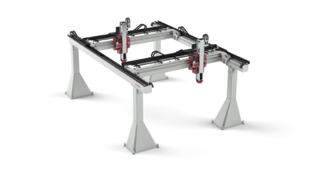 industrial robots, robot machine loading, area gantry robots, cartesian robots, robot machine loading | © Güdel Group AG